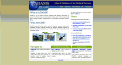 Desktop Screenshot of adamsairmed.org